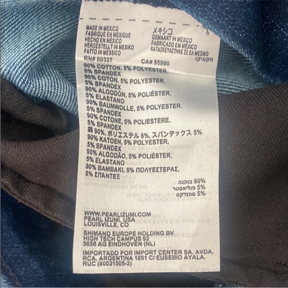 PEARL IZUMI Women's Jeans Denin Stretch.
Size 10 - Picture 8 of 8